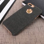 Wholesale iPhone 8 Plus / iPhone 7 Plus / iPhone 6S 6 Plus Wool Style Armor Hybrid Case (Black)